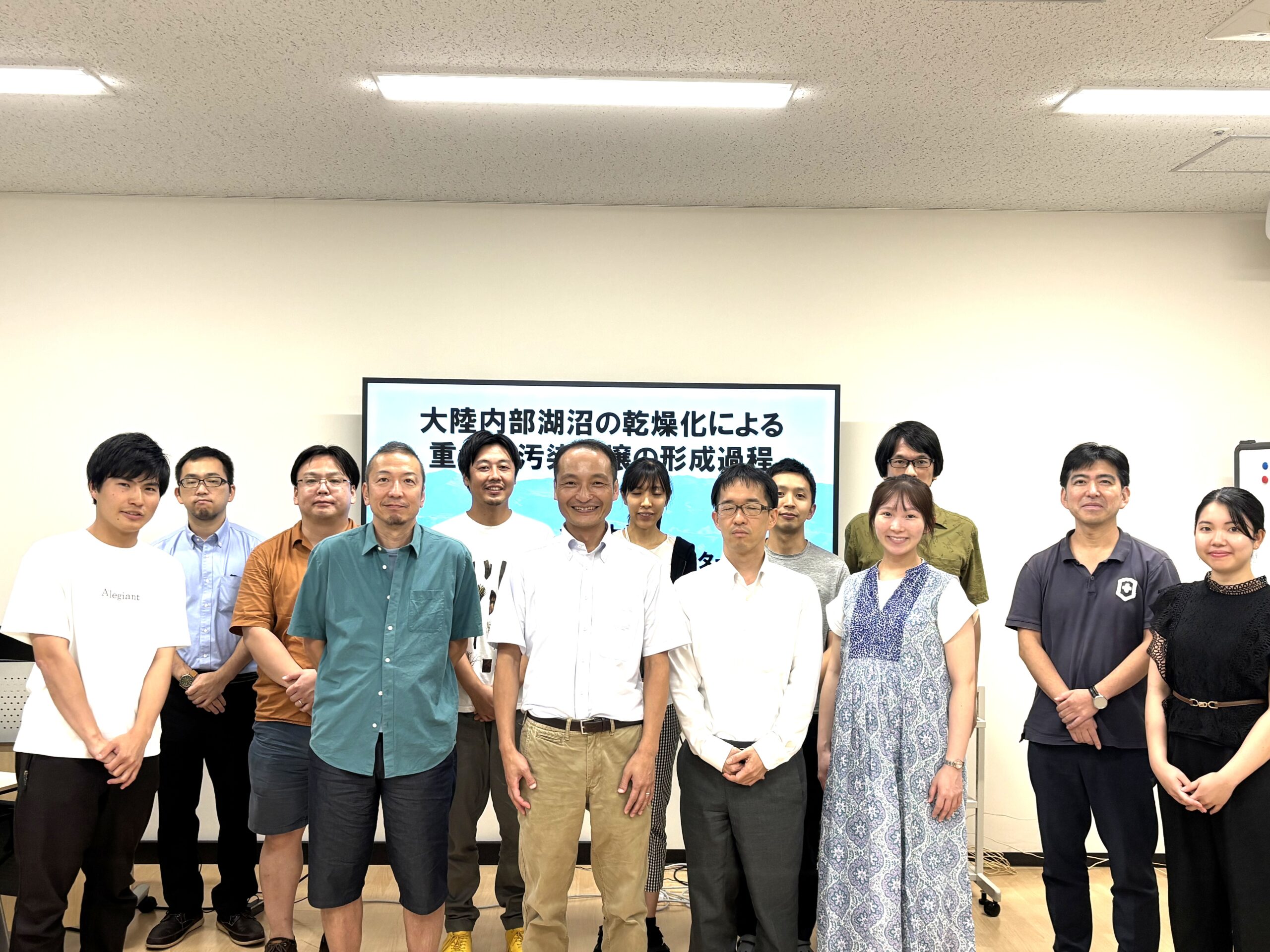 第15回ウェルビーイングラウンジ 「大陸内部湖沼の乾燥化による重金属汚染土壌の形成過程」